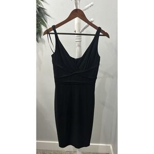 Vintage Laundry Shelli Segal Classic 90s Little Black Dress Minimalist Size 2